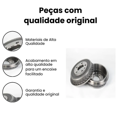 TAMBOR FREIO TRASEIRO Cargo 815-1719 98-09 - Imagem 3