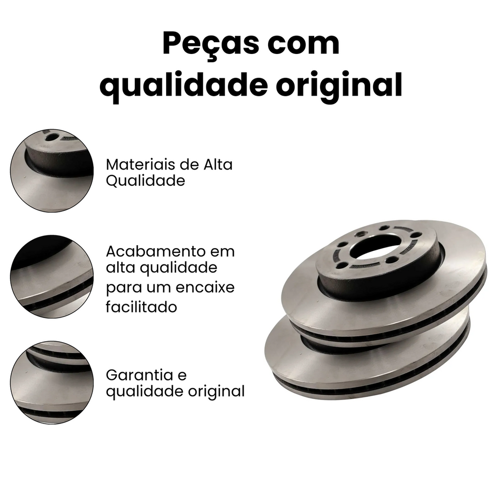 DISCO FREIO DIANTEIRO VENTILADO VOLKSWAGEN BD6382 - Imagem 3