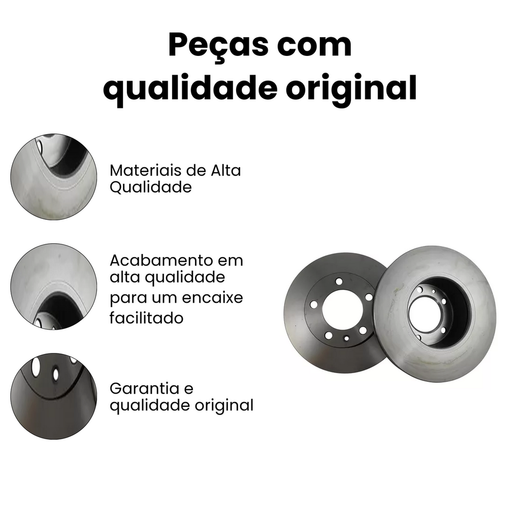 DISCO DE FREIO DIANTEIRO VENTILADO RENAULT BD6848 - Imagem 3