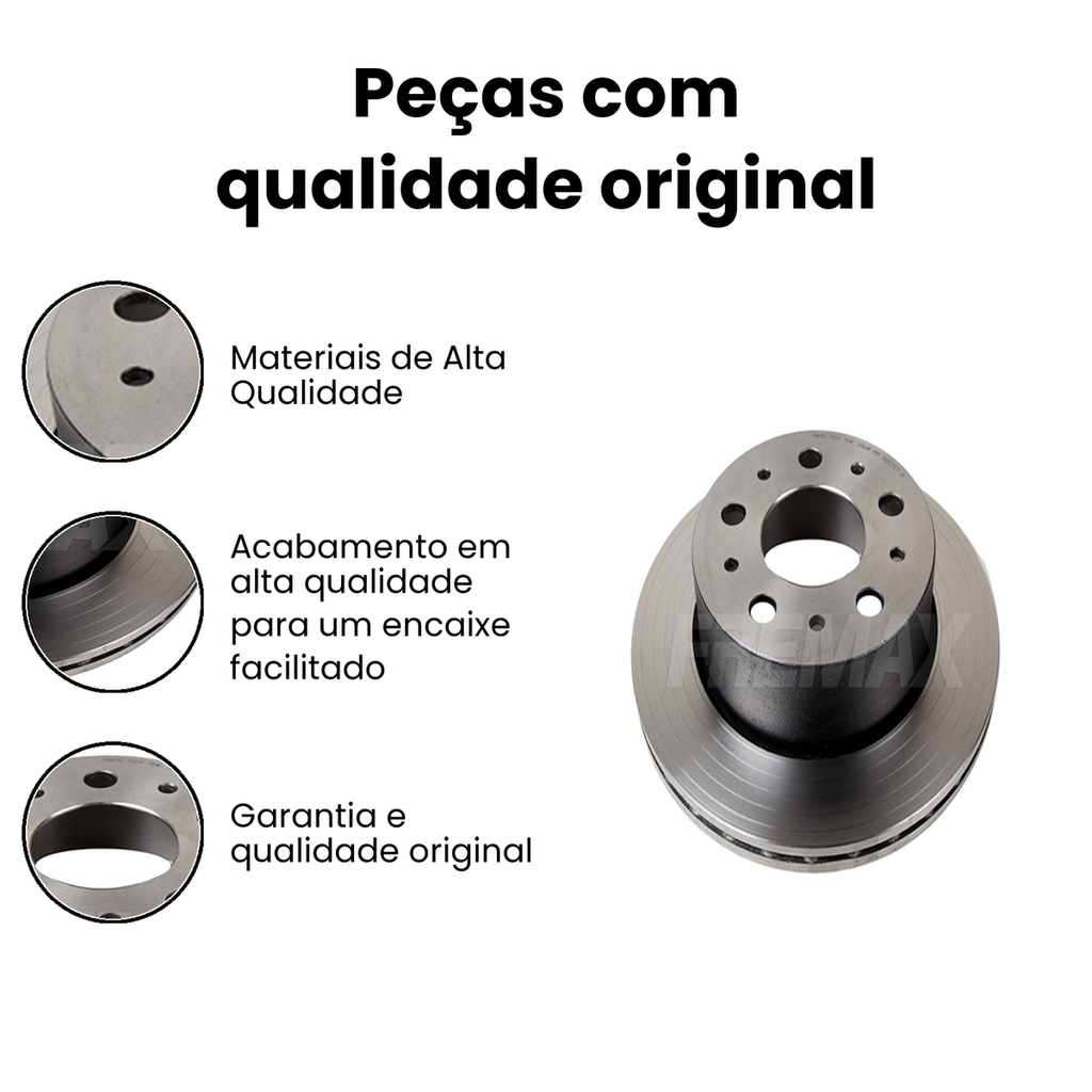 Disco de Freio Traseiro Ventilado Ducato - Fremax BD7076 - Imagem 3