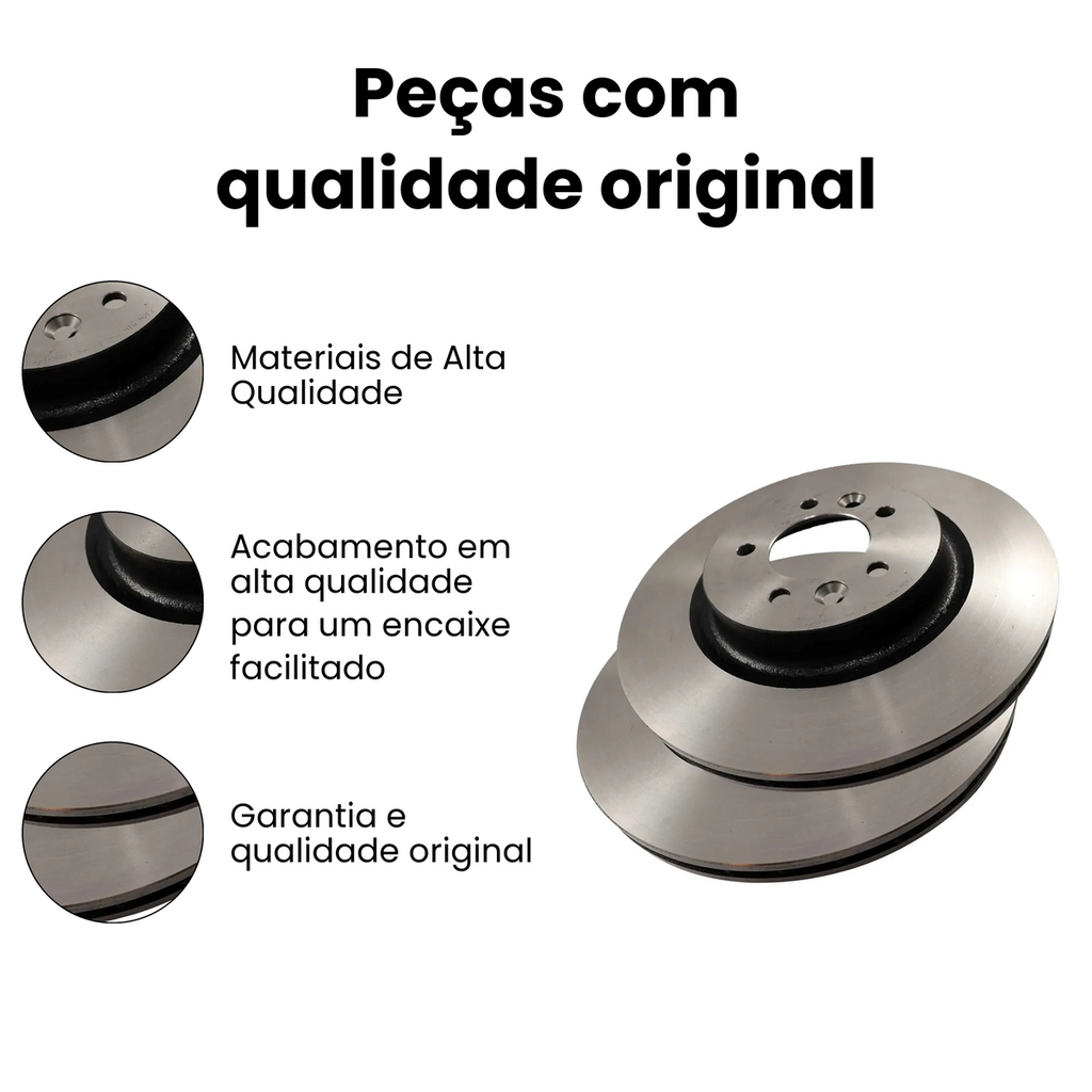 DISCO DE FREIO DIANTEIRO VENTILADO LAND ROVER BD7364 - Imagem 3