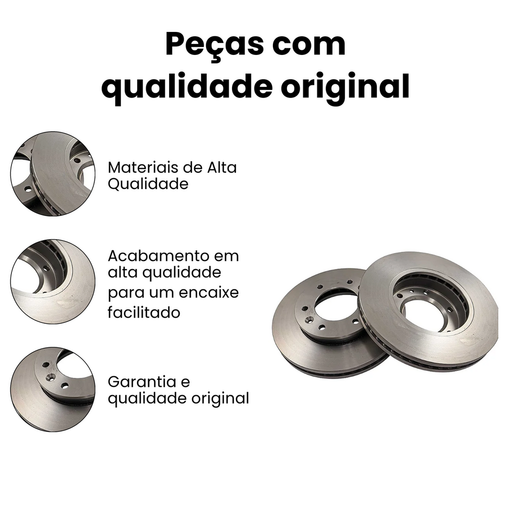 DISCO FREIO DIANTEIRO VENTILADO FORD | TROLLER BD7916 - Imagem 3