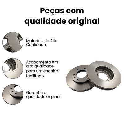 DISCO FREIO DIANTEIRO VENTILADO FORD | TROLLER BD7916 - Imagem 3