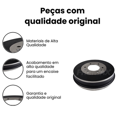Tambor de Freio Traseiro FREMAX Ranger - Imagem 3