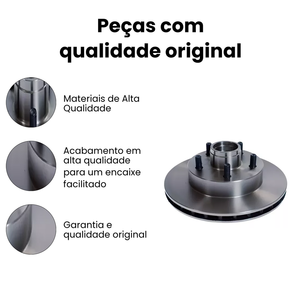 DISCO DE FREIO DIANTEIRO FORD BD7922 - Imagem 3