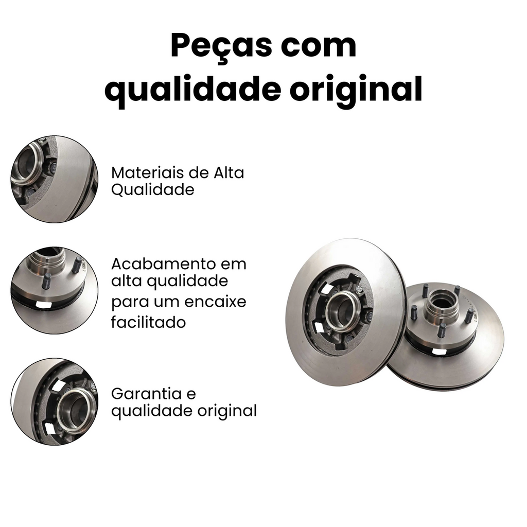 Disco de Freio Dianteiro Ventilado FORD BD7926 - Imagem 3