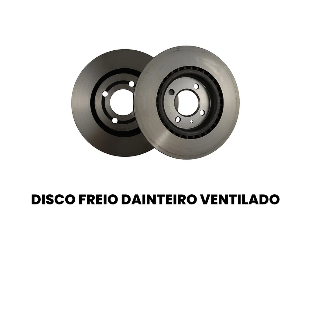 DISCO DE FREIO DIANTEIRO VENTILADO VOLKSWAGEN BD9611 - Imagem 2