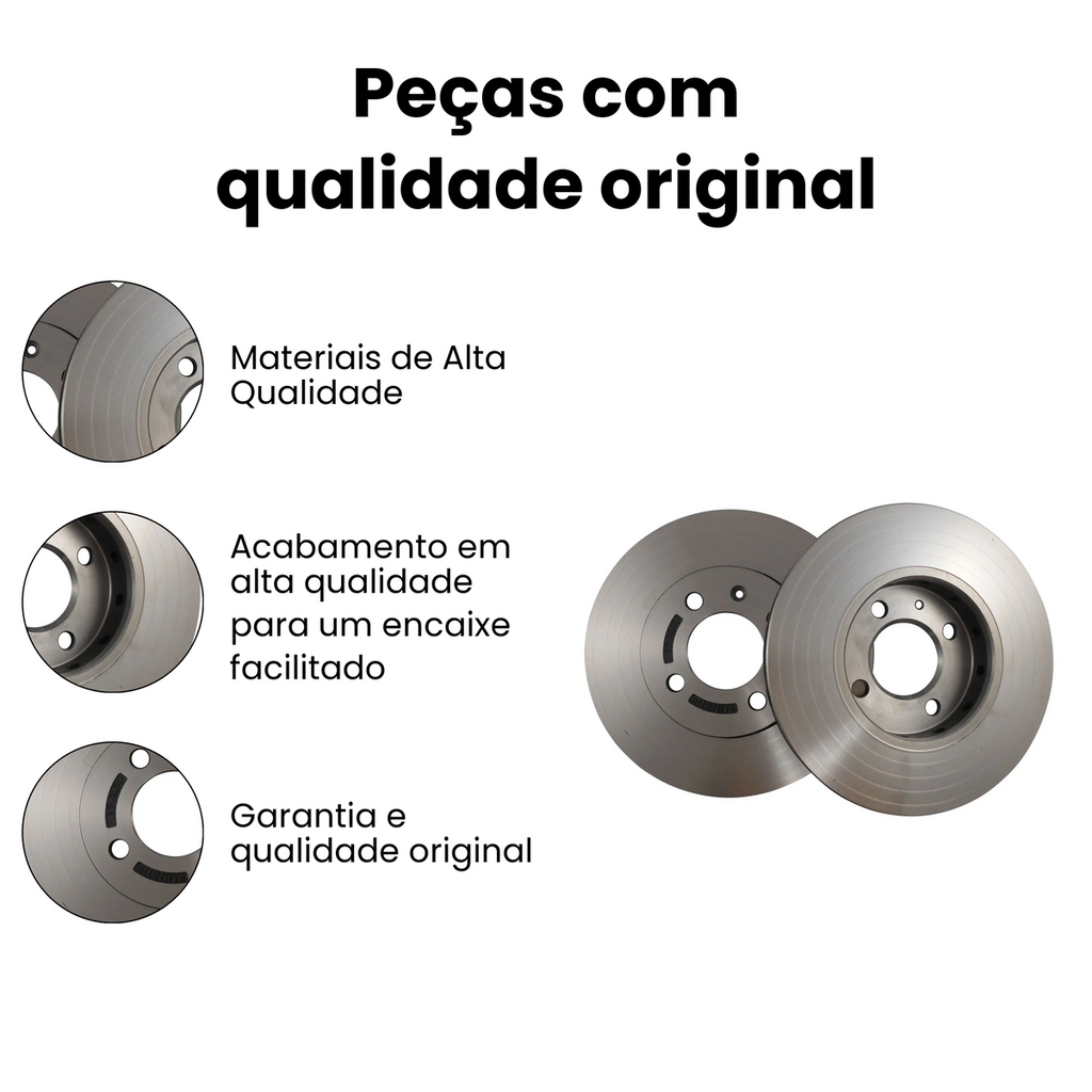 DISCO FREIO DIANTEIRO VENTILADO VOLKSWAGEN BD9614 - Imagem 3