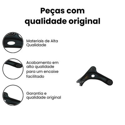 Bandeja Suspensão Dianteira Esquerda Inferior C3 Aircross - Imagem 3