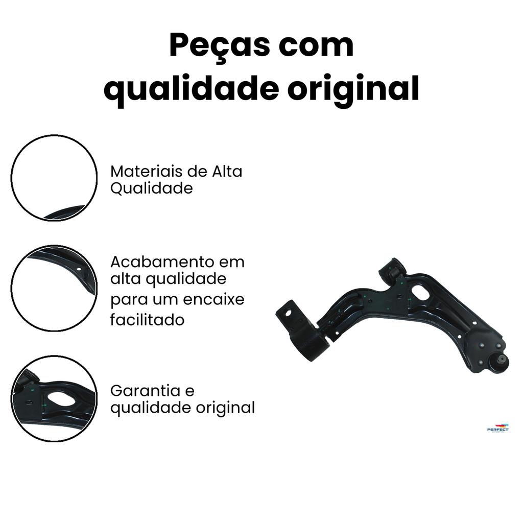 Bandeja Suspensão Dianteira Dir. Inferior Fiesta - Imagem 3