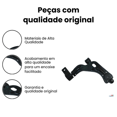 Bandeja Suspensão Dianteira Dir. Inferior Fiesta - Imagem 3