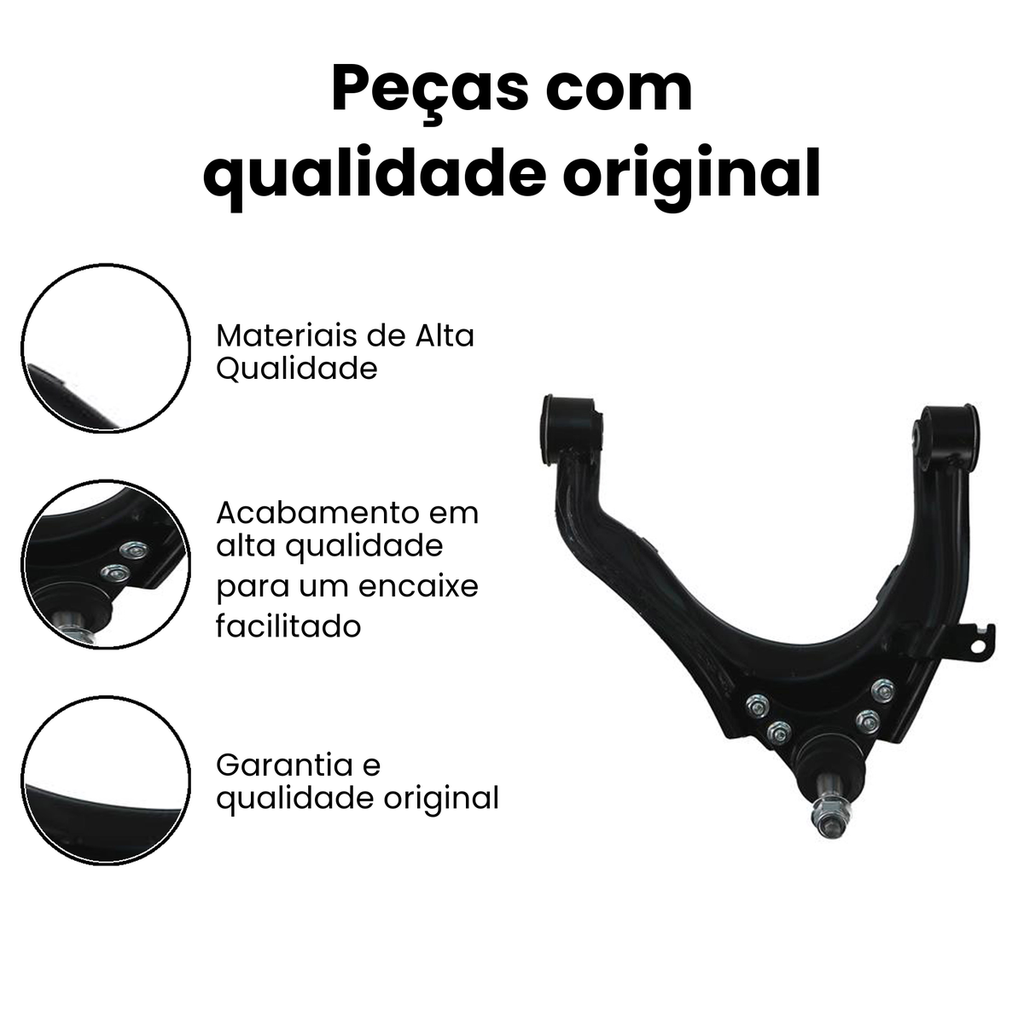 Bandeja Suspensão Dianteira Dir. Superior S10/Trailblazer - Imagem 3