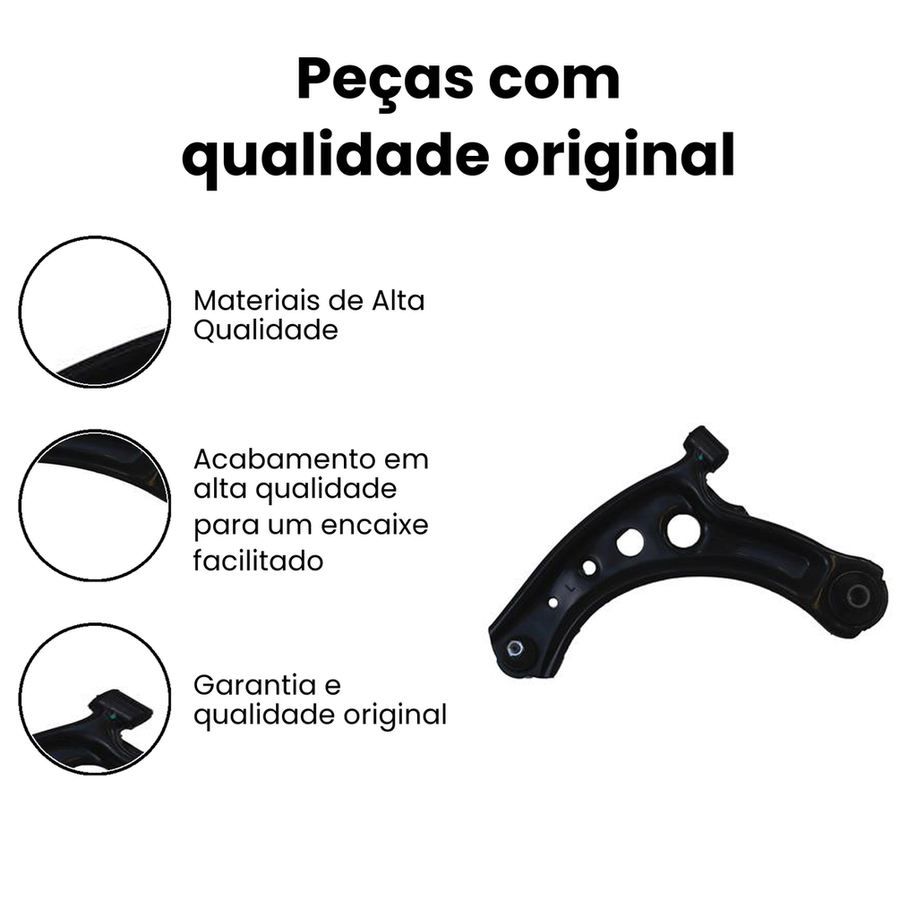 Bandeja Suspensão Dianteira Esq. Inferior Etios - Imagem 3