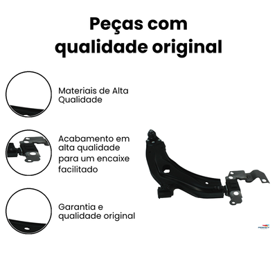 Bandeja Suspensão Inferior Direito - Strada Idea - Imagem 3