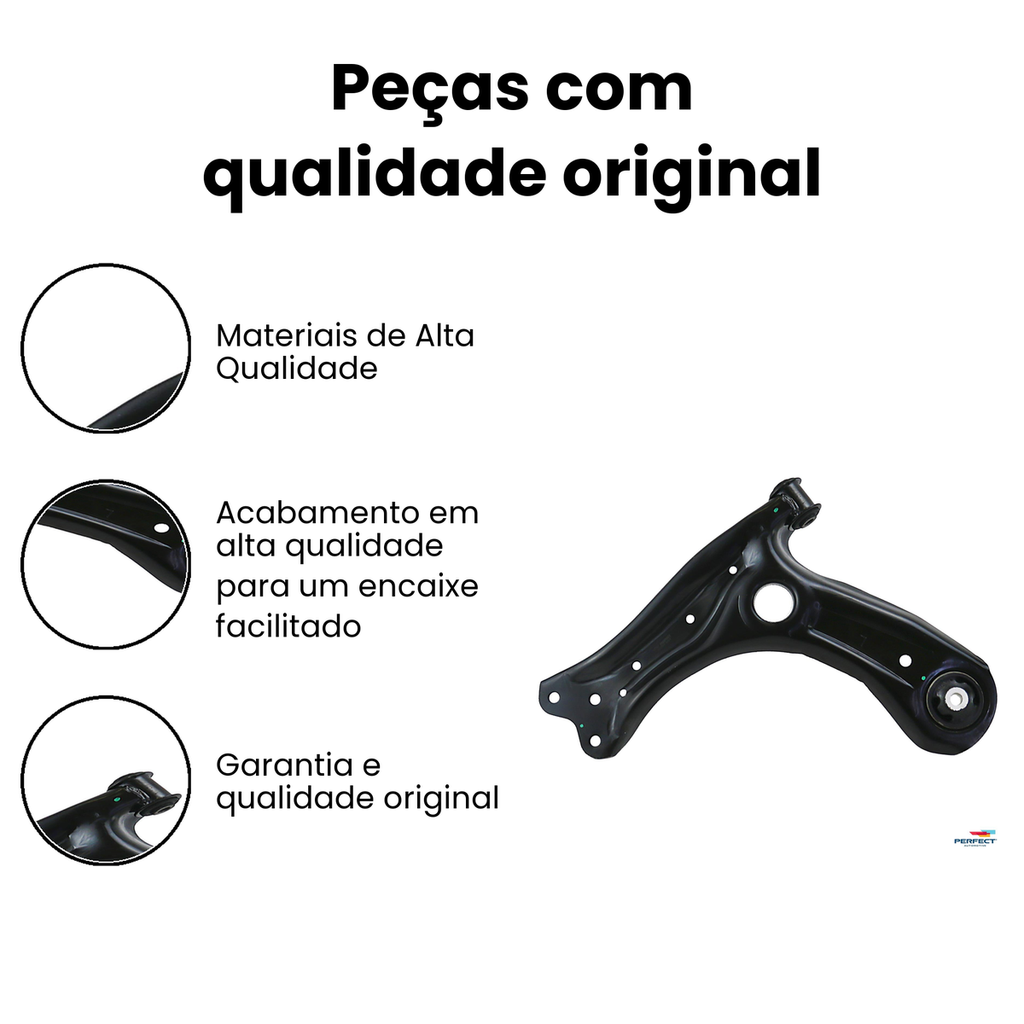 Bandeja Suspensão Dianteira Esquerda Inferior Fox Fox - Imagem 3