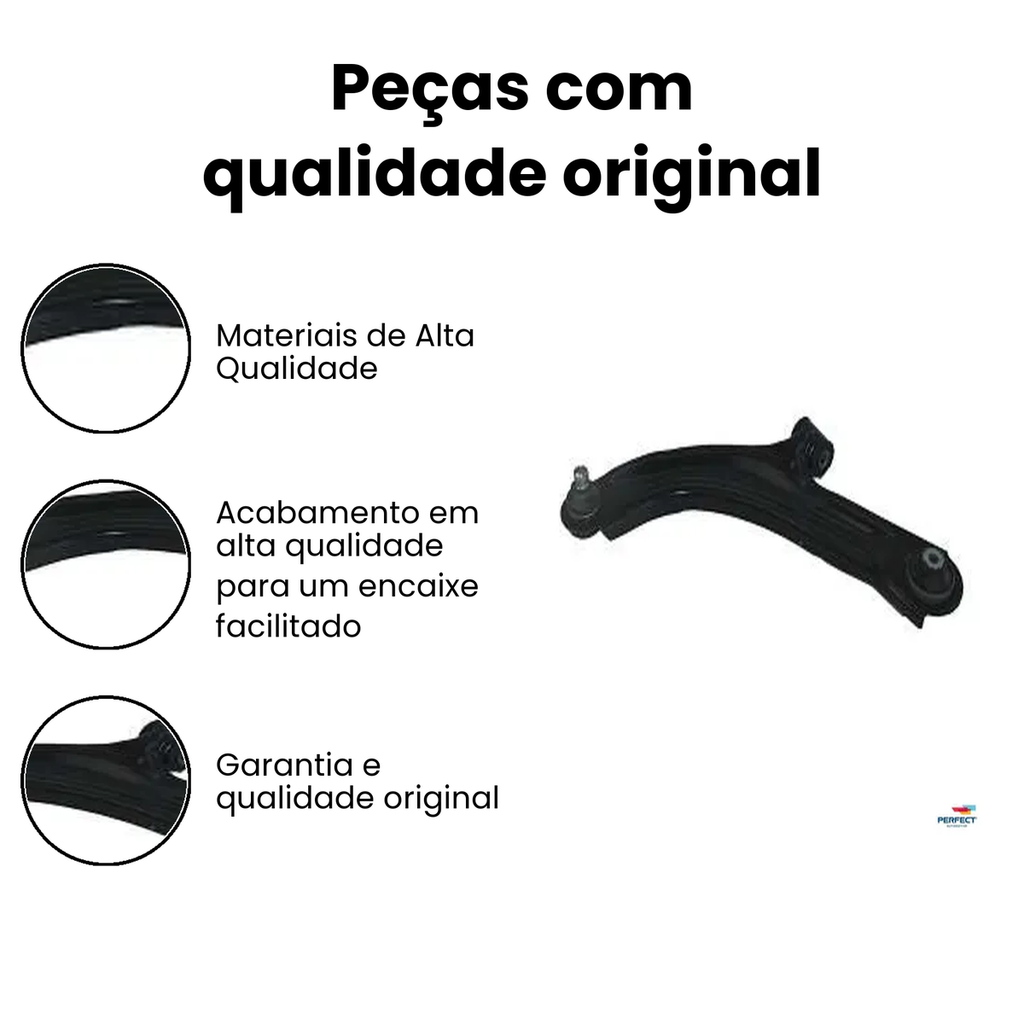 Bandeja Suspensão Dianteira Esquerda Livina Grand - Imagem 3