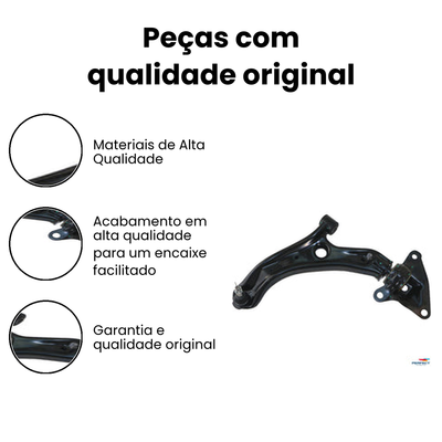 Bandeja Suspensão Dianteira Esquerda Inferior FIT - Imagem 3