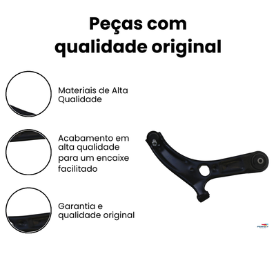 Bandeja Suspensão Dianteira Dir. Inferior HB20 HB20 - PERFE - Imagem 3