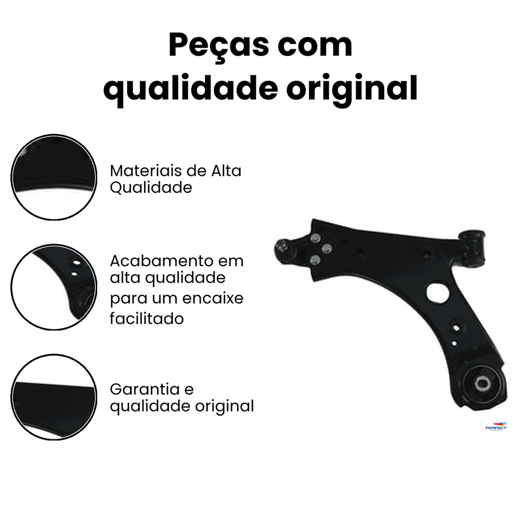 Bandeja Suspensão Dianteira Esquerda Inferior - Imagem 3