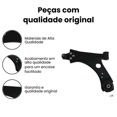 Bandeja Suspensão Dianteira Esquerda Inferior - Imagem 3