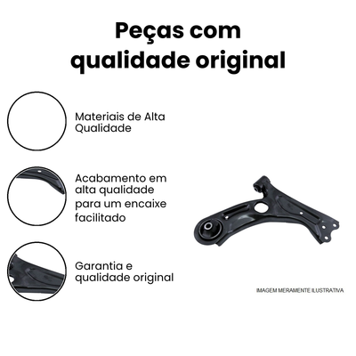 Bandeja da Suspensão Dianteira Esquerda Fit Fit - Imagem 3