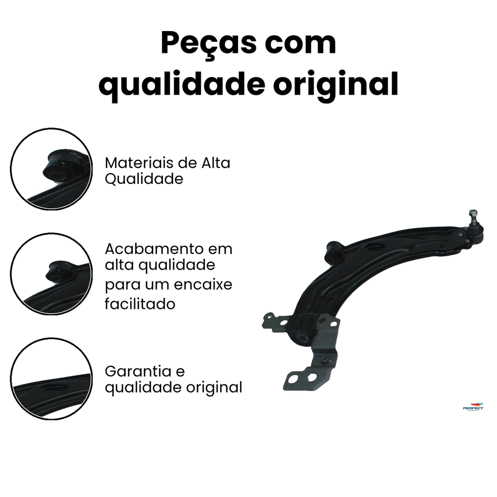 Bandeja Suspensão Dianteira Dir. Inferior PALIO STRADA - Imagem 3