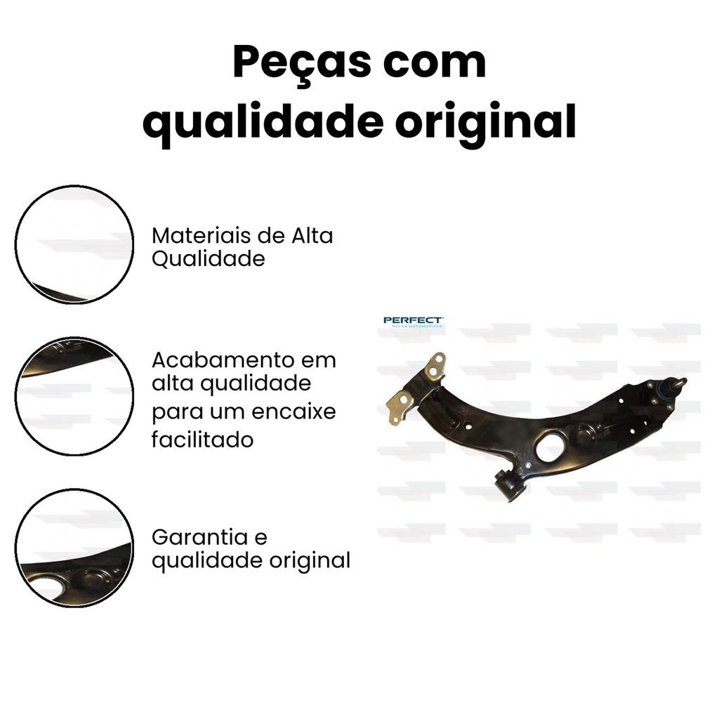 Bandeja Suspensão Dianteira Esquerda Uno - Imagem 3