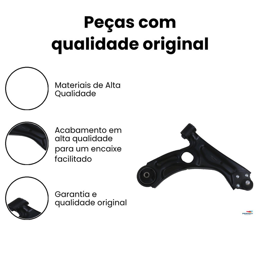 Bandeja Suspensão Dianteira Dir. Inferior - ONIX/SONIC - Imagem 3