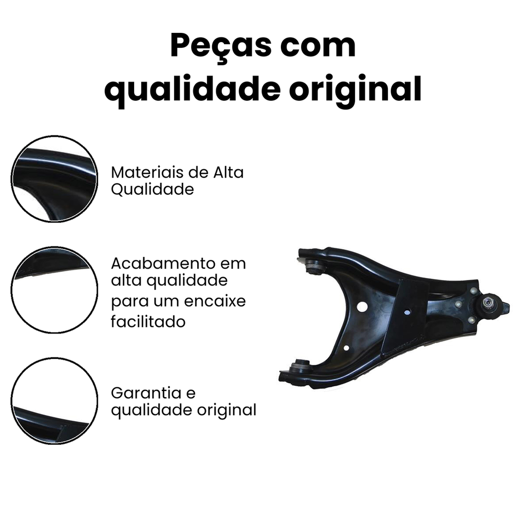 Bandeja de Suspensão Dianteira Direito DUSTER PERFECT - Imagem 3