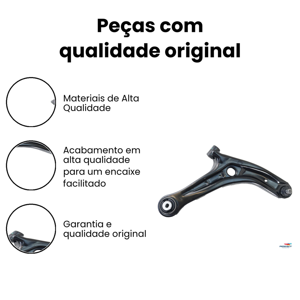 Bandeja de Suspensão Dianteira Dir. Inferior KA/Fiesta - Imagem 3