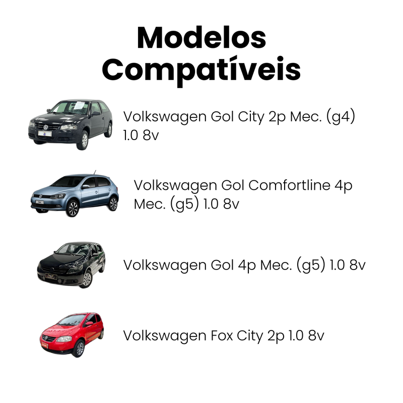 KIT Bucha Biela Semistd VW Fox Gol Voyage 1.0 8V 2010-2012 - Imagem 4