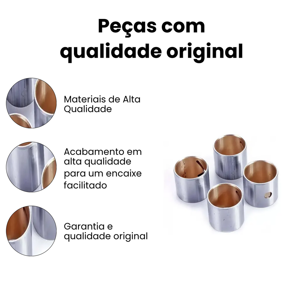 BUCHA DE BIELA SEMI-STANDARD VOLKSWAGEN BG715U-STDSEMI - Imagem 3