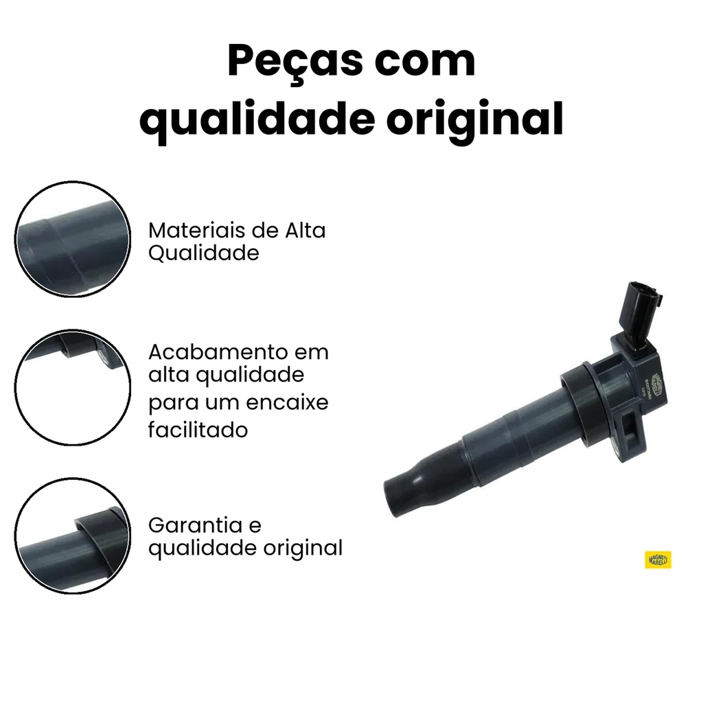 Bobina de Ignição Magneti Marelli Sonata Sorento - Imagem 3