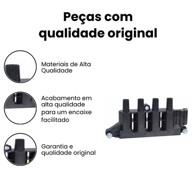 Bobina de Ignição Magneti Marelli Uno Palio - Imagem 3