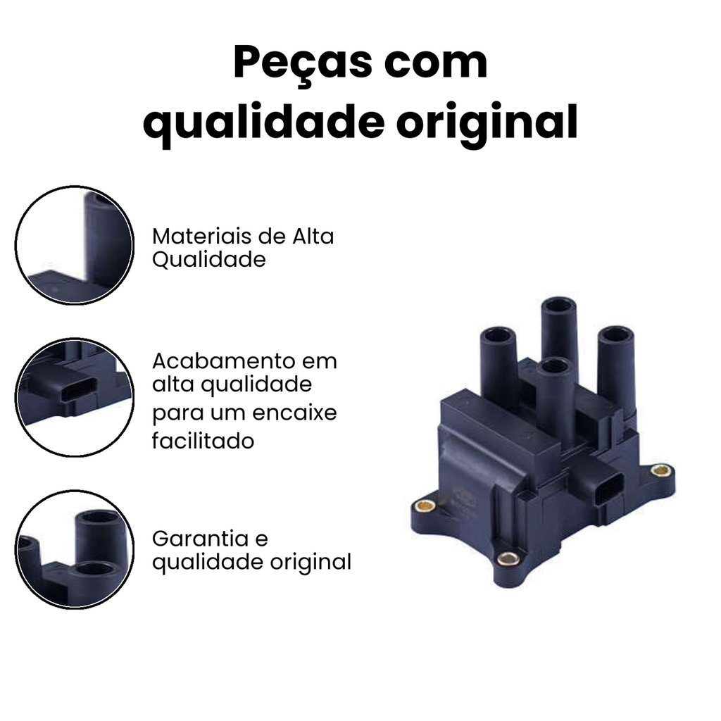 Bobina de Ignicao Fiesta - Magneti Marelli - Imagem 3