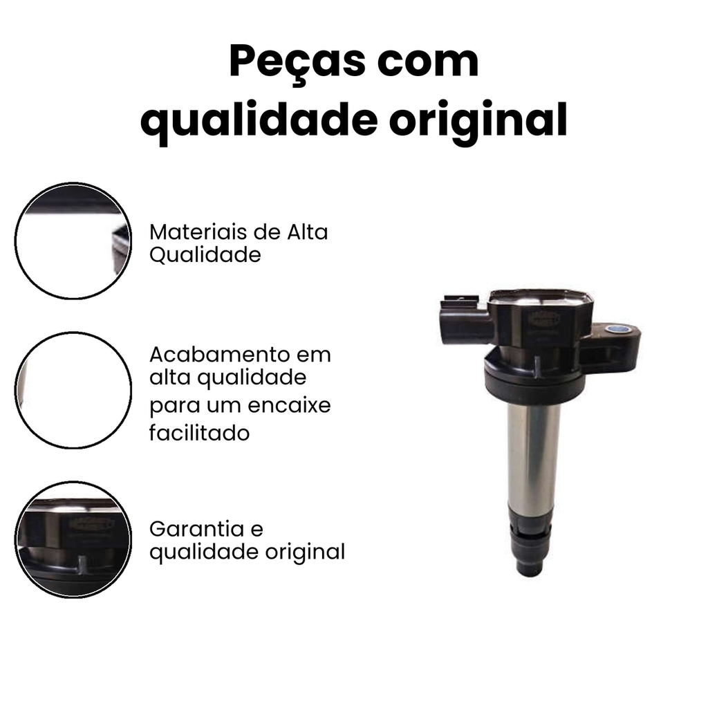 Bobina de Ignição Magneti Marelli Etios (BI0103MM) - Imagem 3