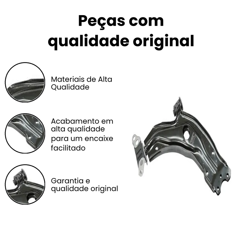 Bandeja Suspensão Dianteira Dir. Inferior Cronos Argo - Imagem 3