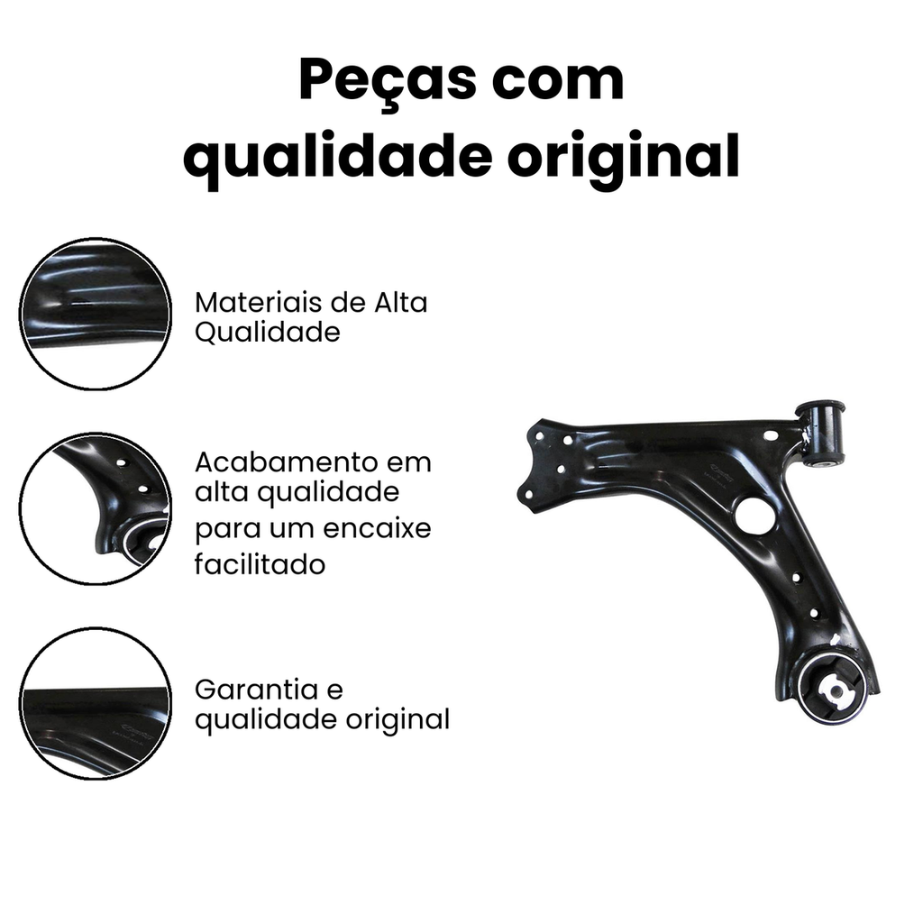 Bandeja Suspensão Dianteira Esquerda Punto - Imagem 3