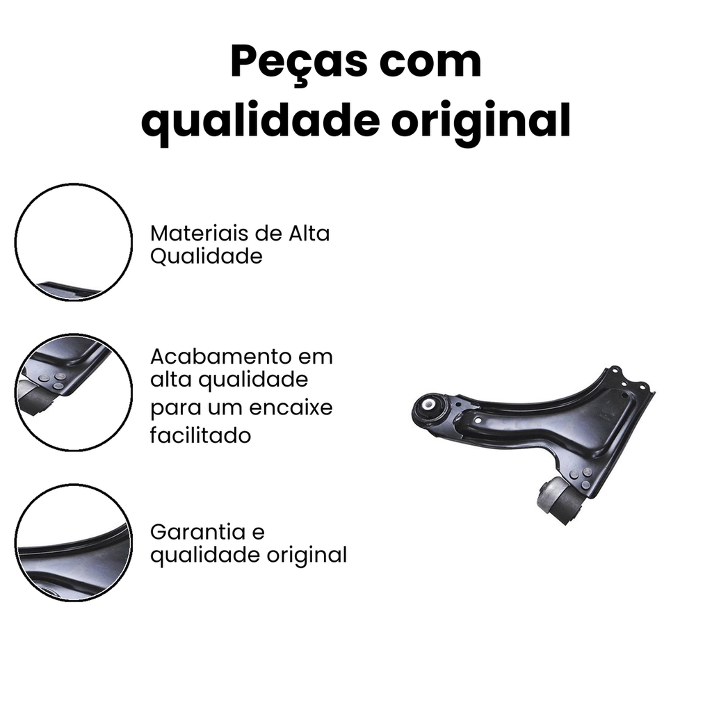 Bandeja Suspensão Dianteira Dir. Inferior Corsa Corsa - Imagem 3