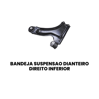 Bandeja Suspensão Dianteira Dir. Inferior Corsa Corsa - Imagem 2