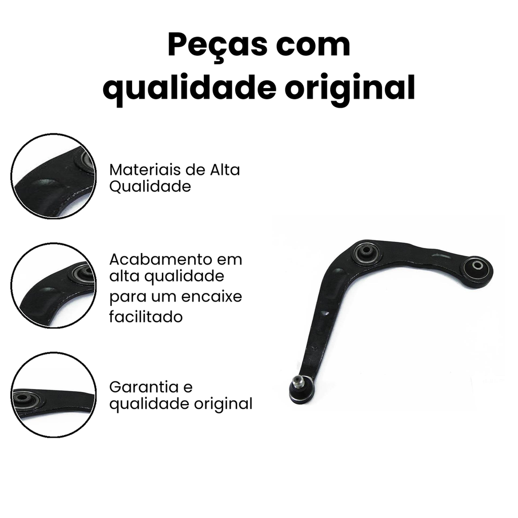 Bandeja da Suspensão Dianteira Esquerda 207 207 COFAP - Imagem 3