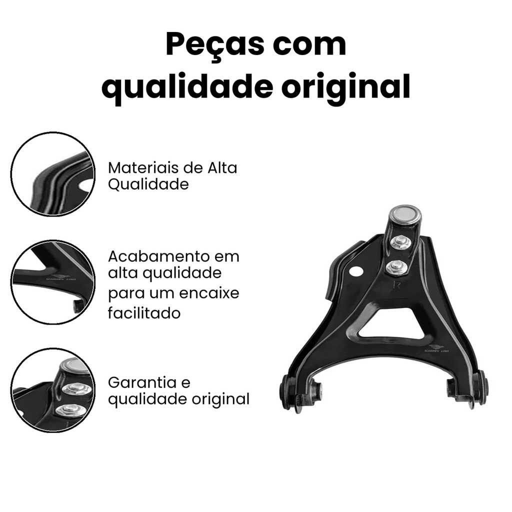 Bandeja Suspensão Inferior Direito Cofap Clio Clio - Imagem 3