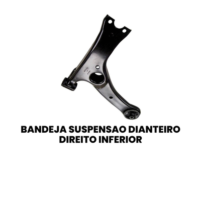 Bandeja Suspensão Diant. Dir. Inf. COFAP Corolla - Imagem 2