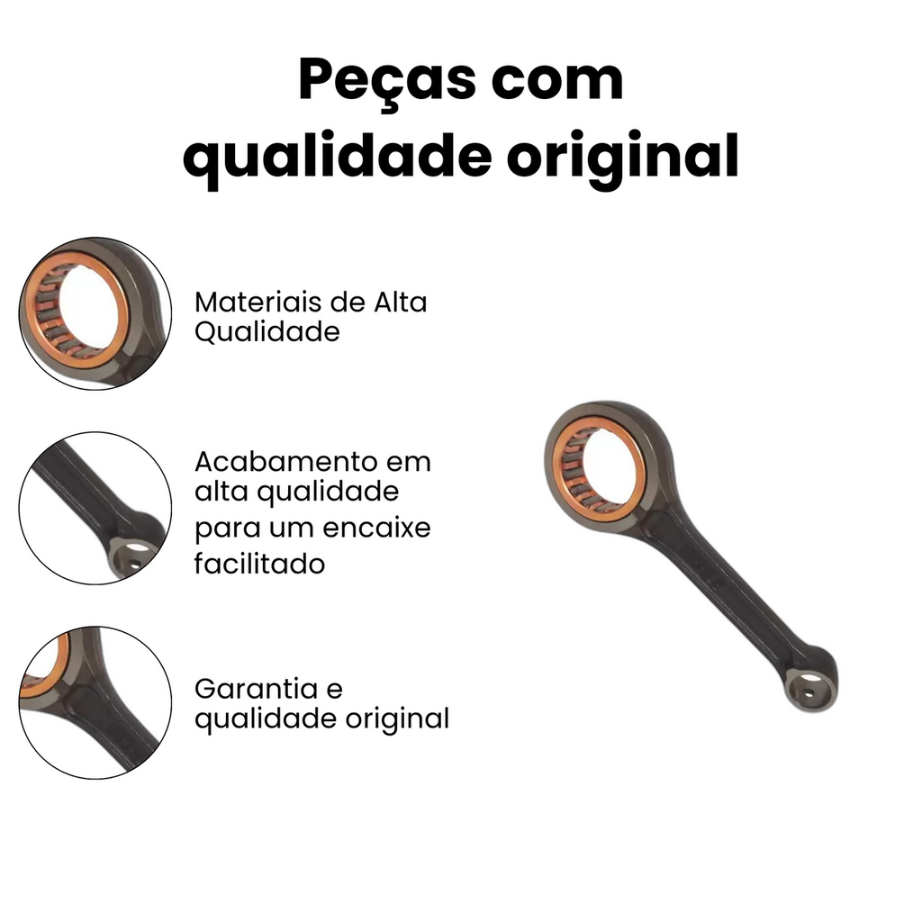 BIELA BIZ/DREAM/POP 100 HONDA BL9080 - Imagem 3