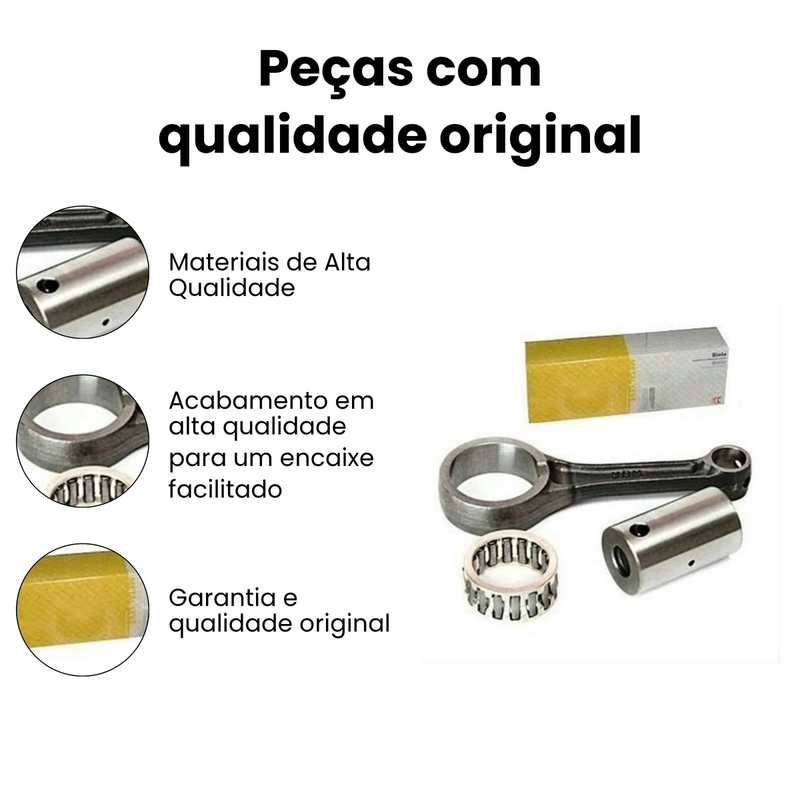 Biela Yamaha YBR 125 2002-2019 XTZ 125 2005-2017 - Imagem 3