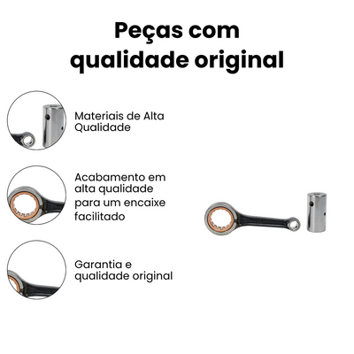Biela Titan125 00 08 Honda CG Titan Fan 125 2000-2008 - Imagem 3