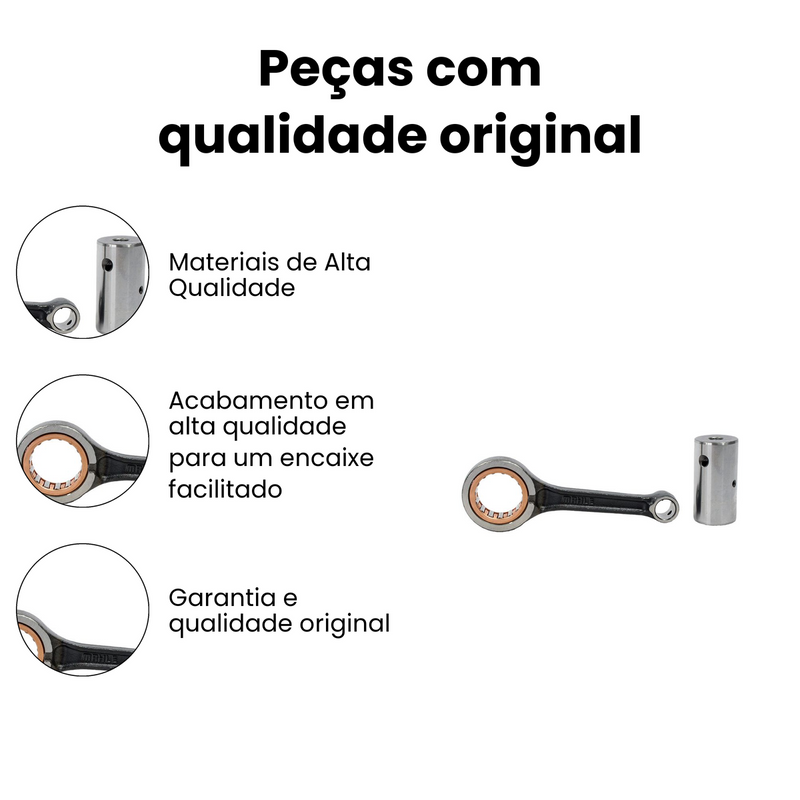 Biela Titan125 Honda CG 125 Titan Fan Cargo 2002-2008 - Imagem 3