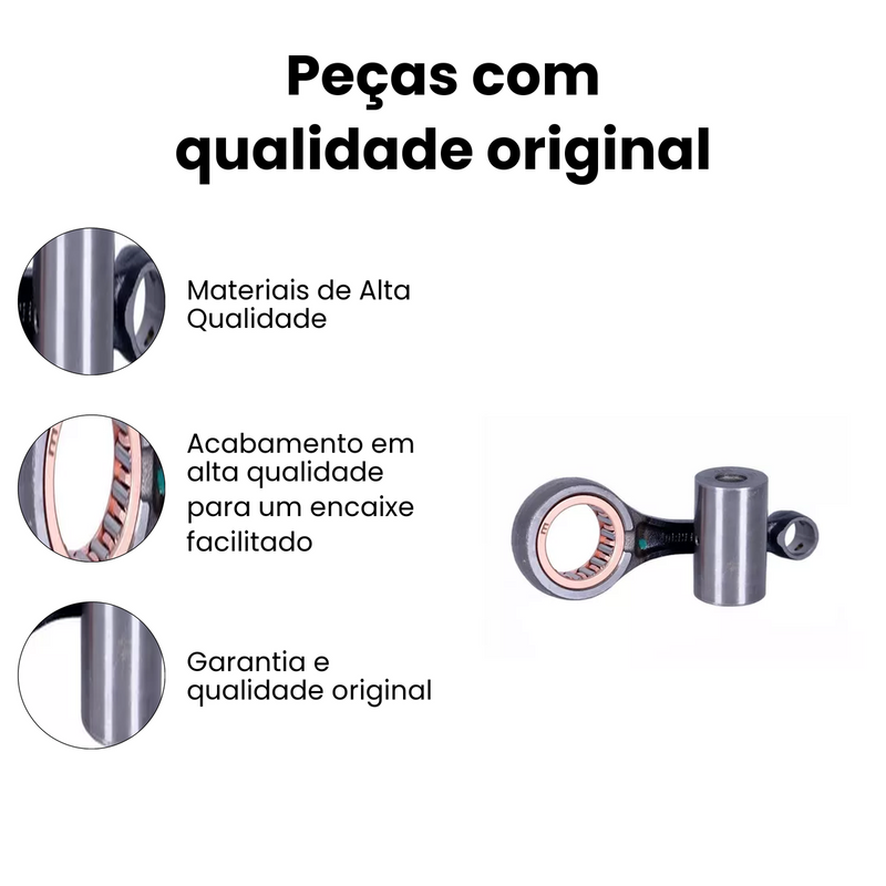 Biela Titan150 Honda CG150 Titan 2007 NXR Bros 150 2003-2007 - Imagem 3