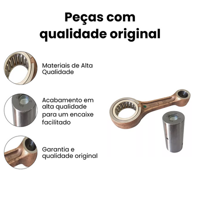 BIELA YS 250 FAZER / XTZ 250 LANDER / TENERE 250 / FZ25 250 FAZER YAMAHA BL9806 - Imagem 3
