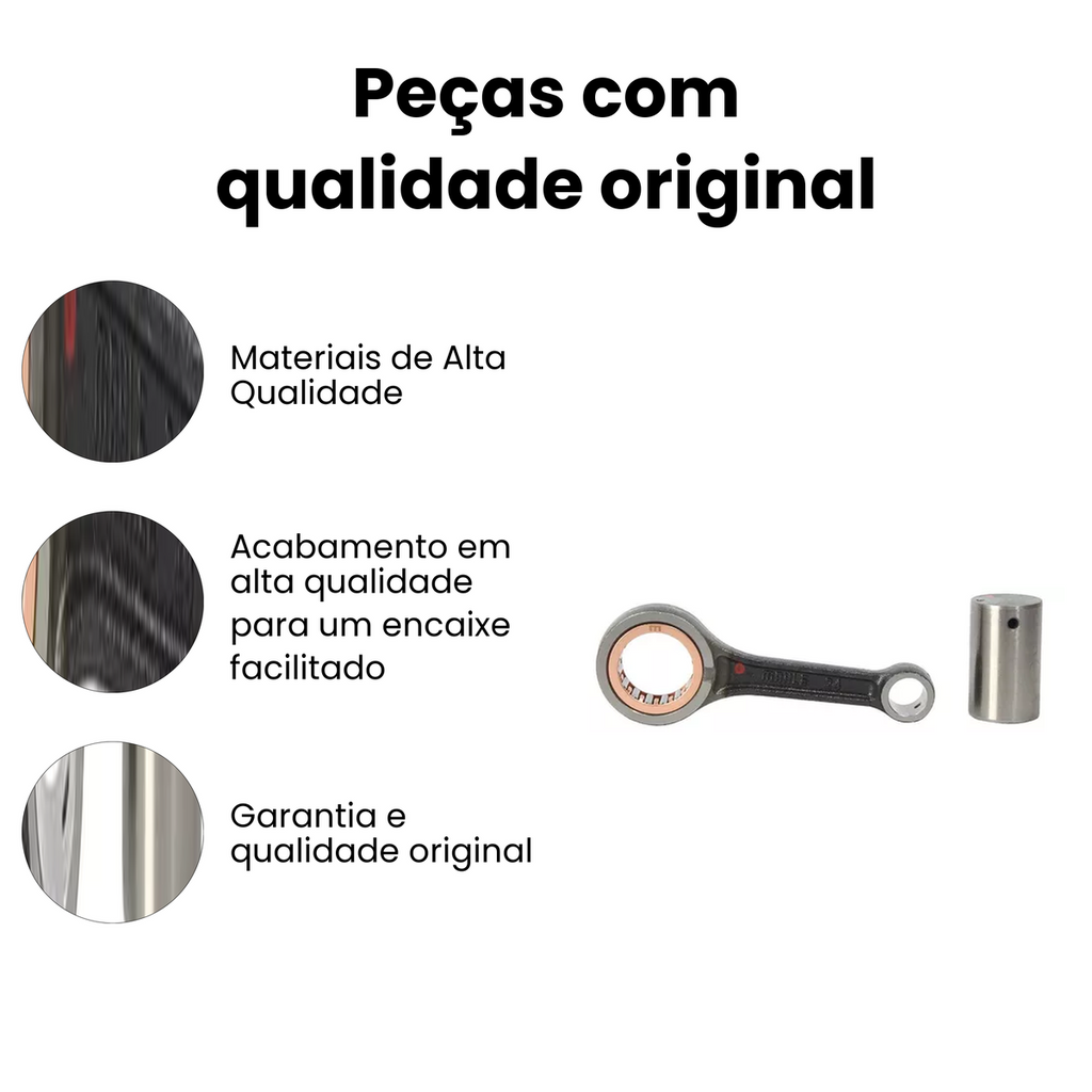 BIELA FAZER 150 / XTZ 150 CROSSER / YBR 125i FACTOR / YBR 150 FACTOR / YS 150 FAZER YAMAHA BL9816 - Imagem 3